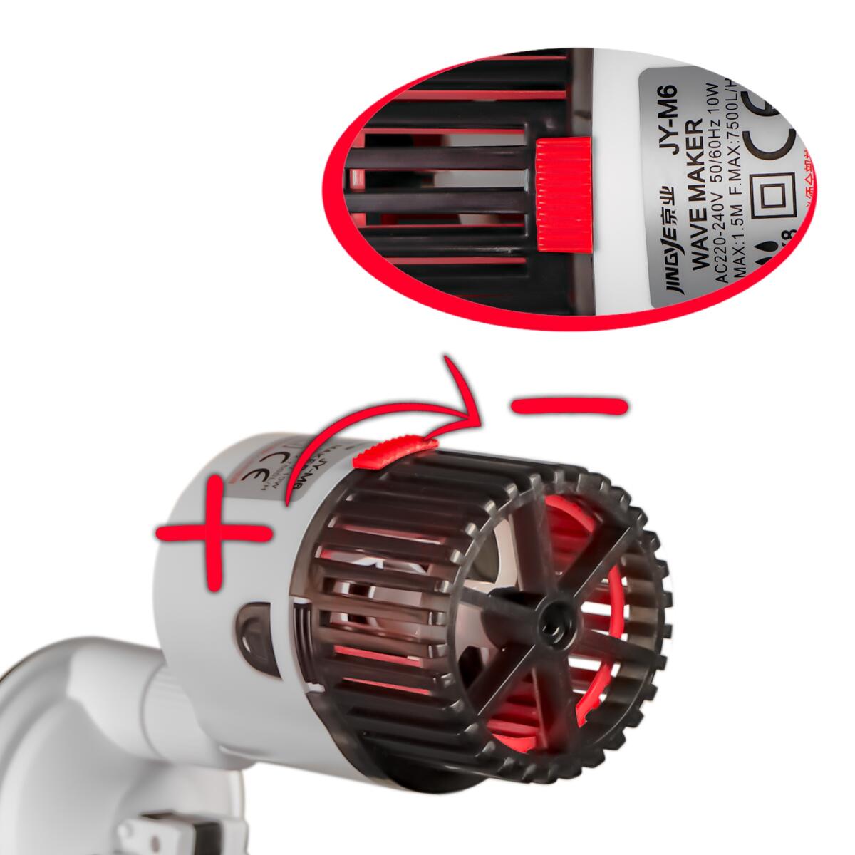 Помпа течії Jingye Wave Maker M6 7500 л/год (JY-M6)