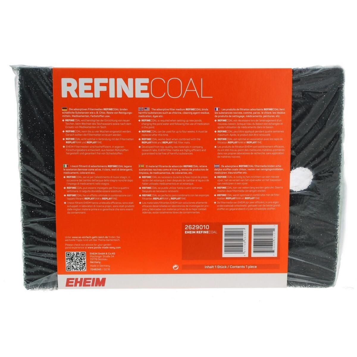 Губчастий фільтр з активованим вугіллям Eheim REFINECOAL для LOOP 5000/7000 (2629010)