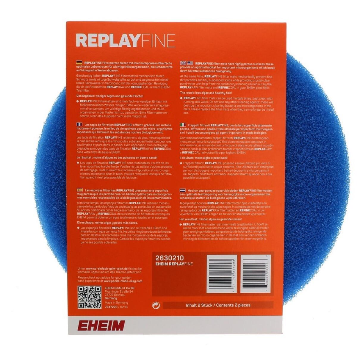 Фільтруючий матеріал Eheim REPLAYFINE PRESS7000/10000 (2630210)