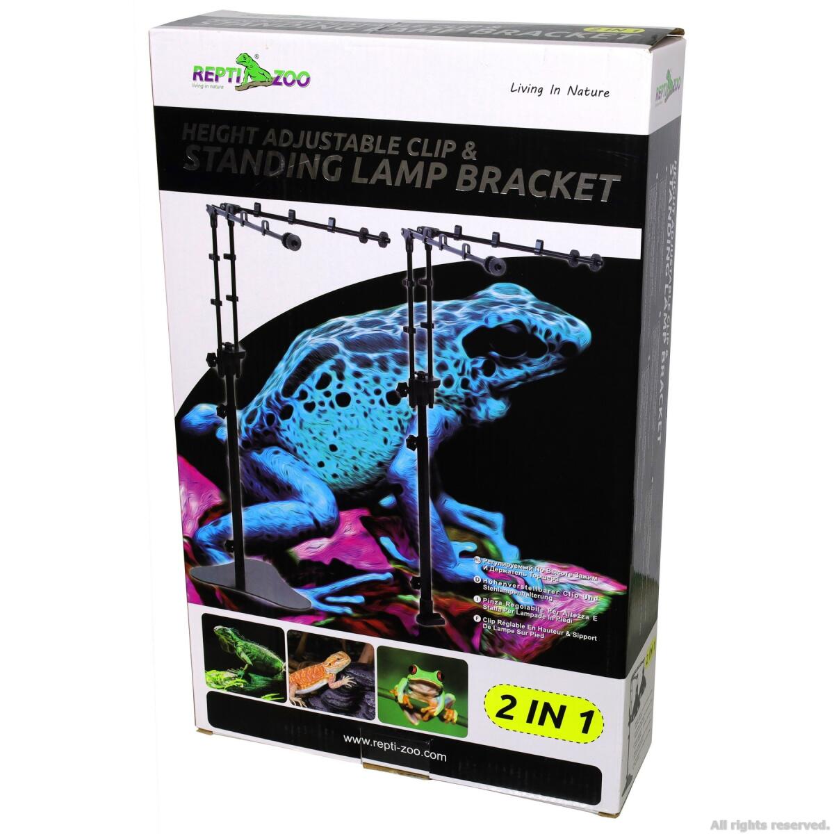 Штатив для лампи Repti-Zoo Standing Lamp MAXI + тримач MINI  (LH009)