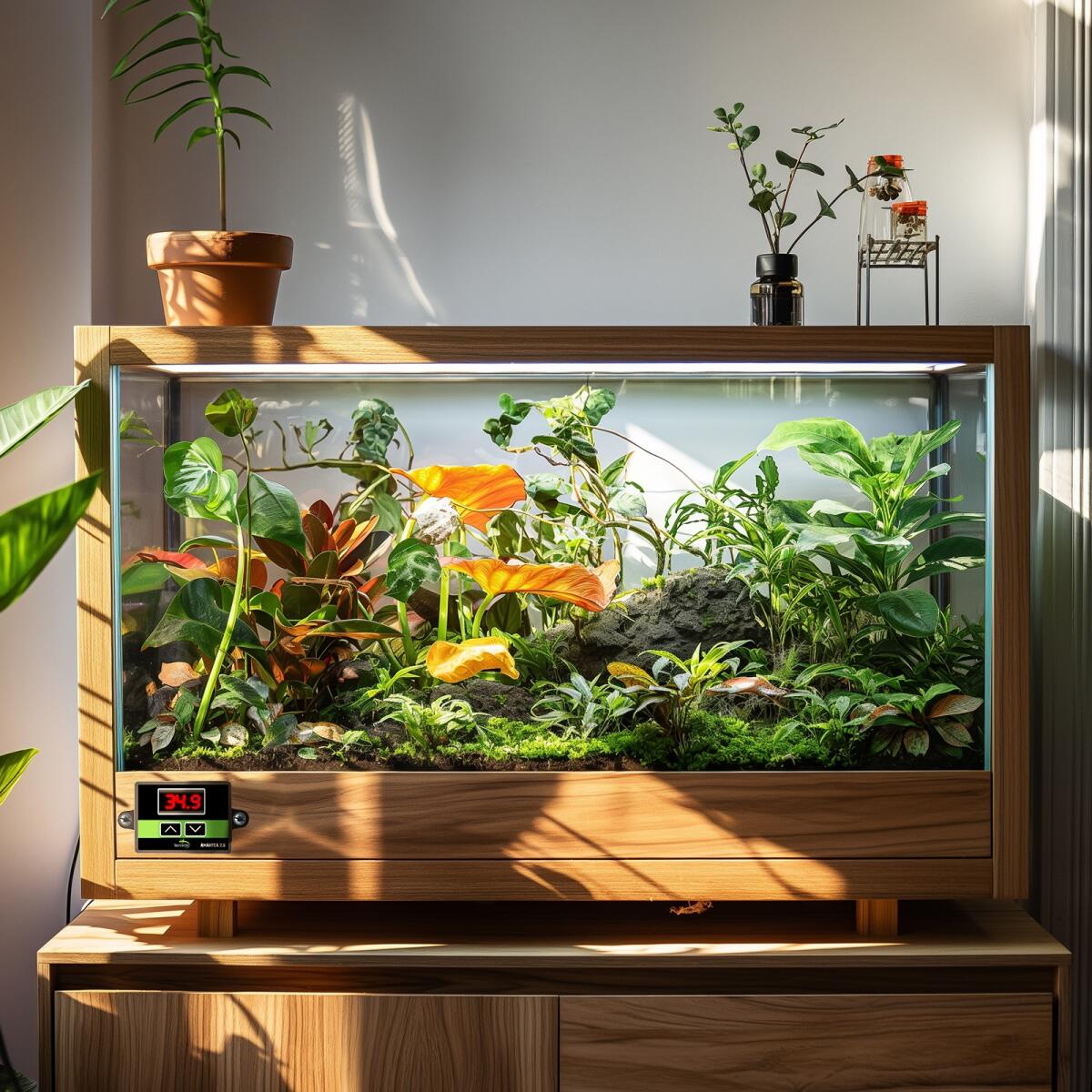 Нагрівальний мат з термостатом Terrario Amantea 2.0 10W 30x20см