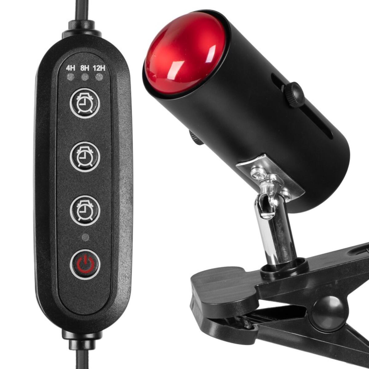 Світильник з затискної ручкою і таймером Terrario ReptiSun Time Control 200W