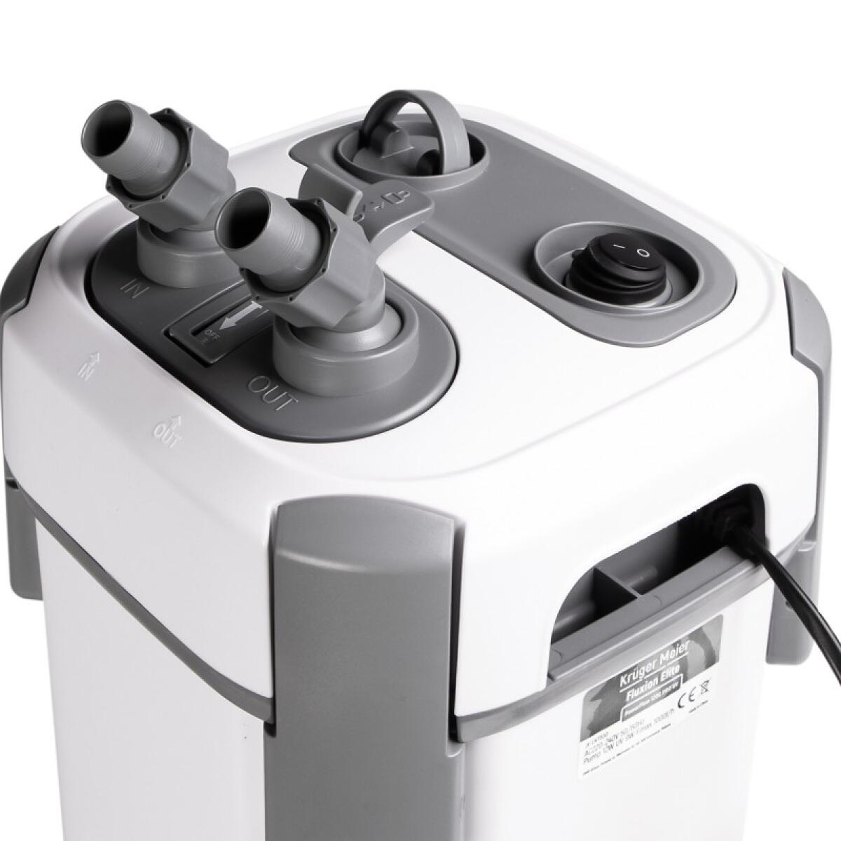 Внешний фильтр Kruger Meier Fluxion Elite 1200 UVC PRO для аквариумов 100-250 литров