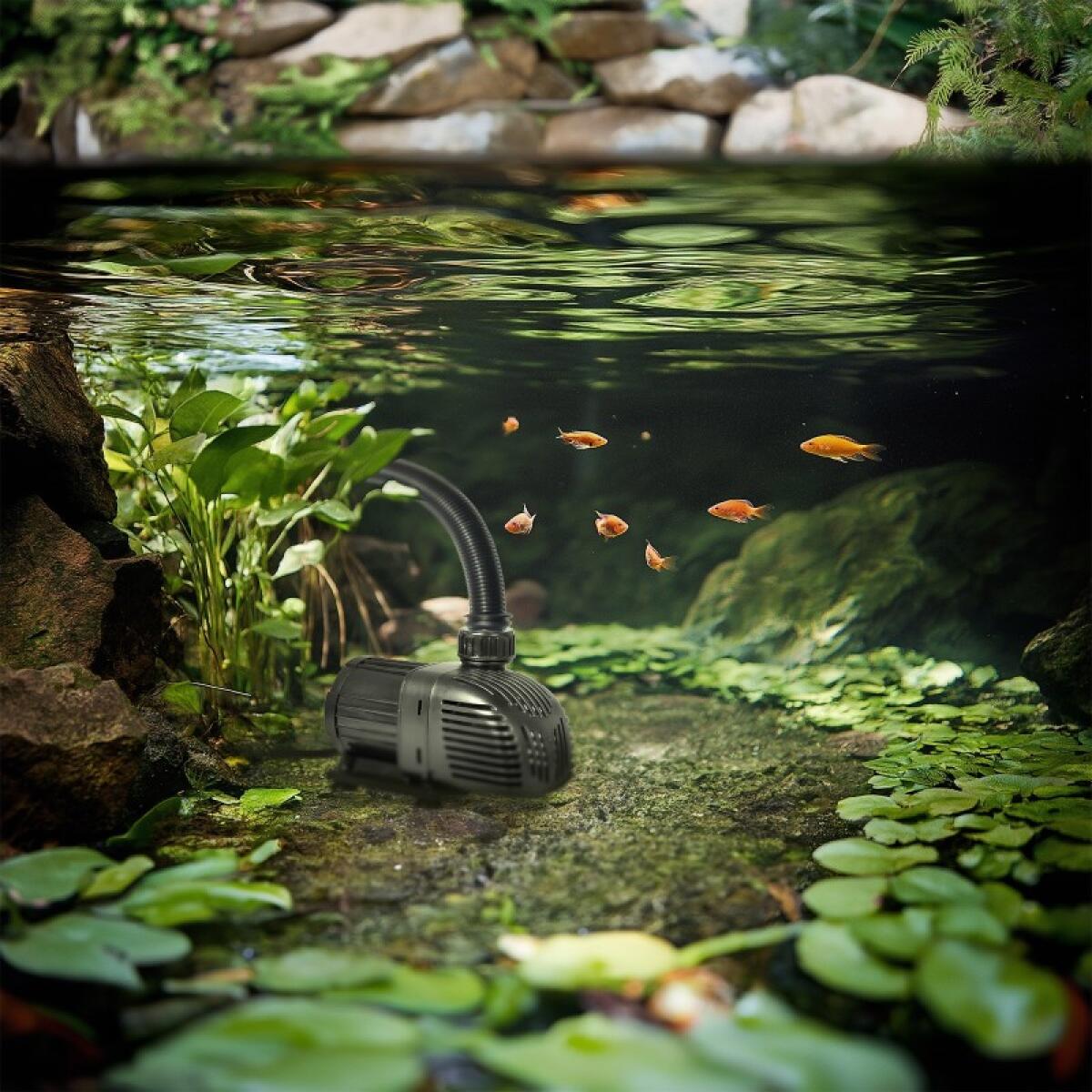 Енергоефективний насос для ставка Kruger Meier StreamPulse Pond 8000 л/год із захистом
