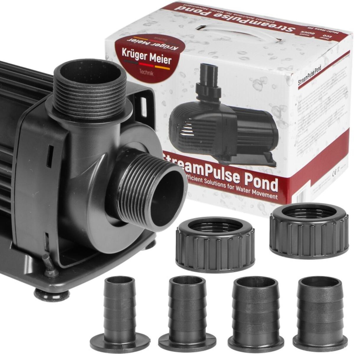 Енергоефективний насос для ставка Kruger Meier StreamPulse Pond 8000 л/год із захистом