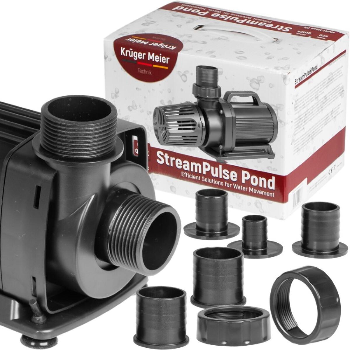 Энергоэффективный насос для пруда Kruger Meier StreamPulse Pond 20000 л/ч с контроллером