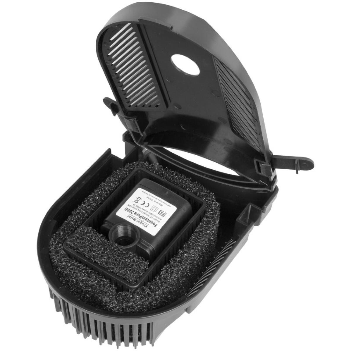 Фонтан-фильтр для пруда Kruger Meier FountainPure 2000 - 3 в 1: насос, фильтр, фонтан (1500 л/ч)