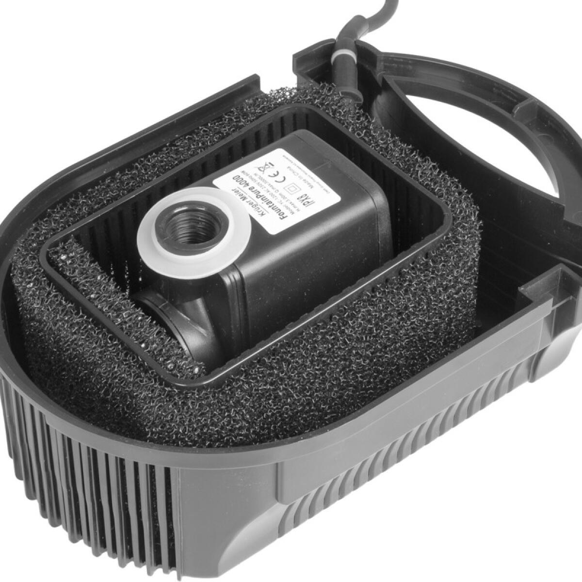 Фонтан-фильтр для пруда Kruger Meier FountainPure 4000 - 3 в 1: насос, фильтр, фонтан (3000 л/ч)