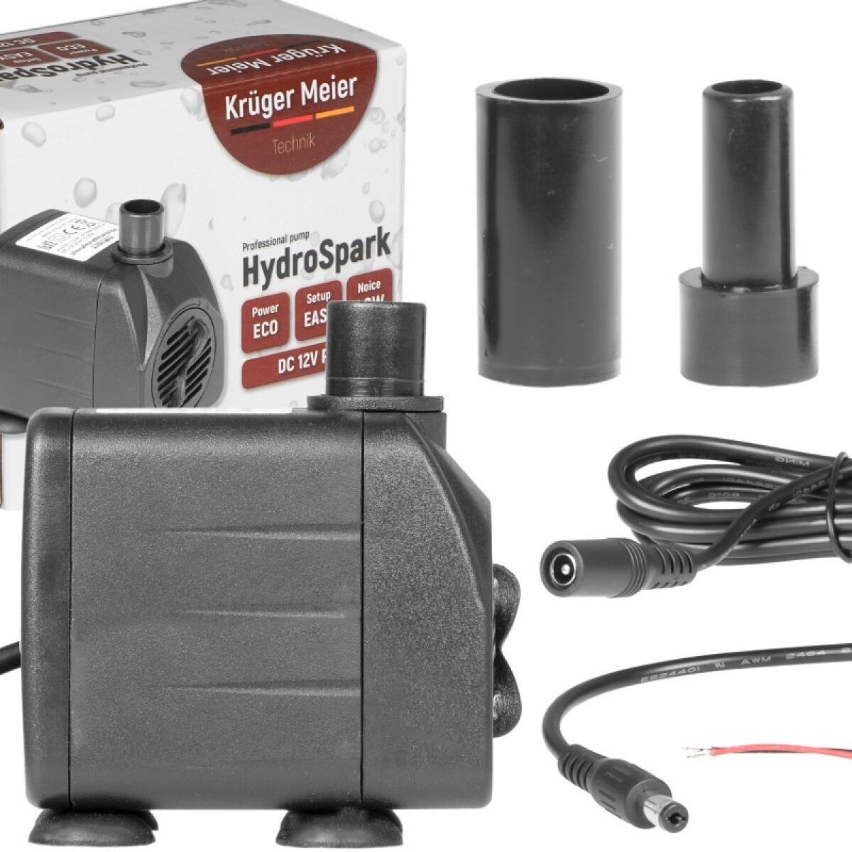 Помпа подъемная Kruger Meier HydroSpark 850 - мини насос 12V, 650 л/ч