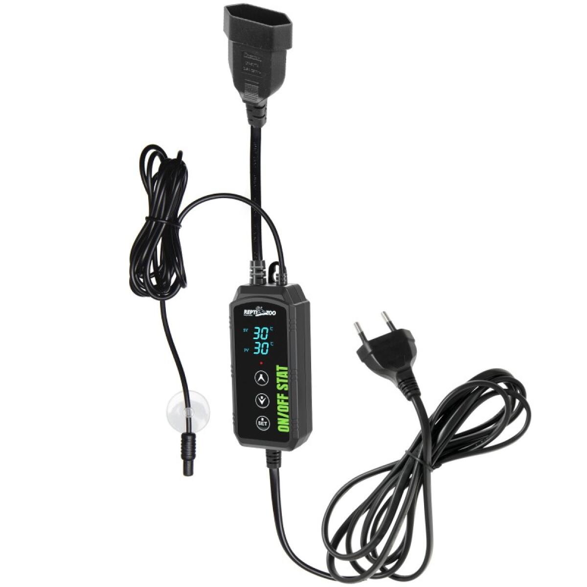 Термостат для тераріуму Repti-Zoo ON/OFF Thermostat (TC06), діапазон 15–55°C, 300Вт