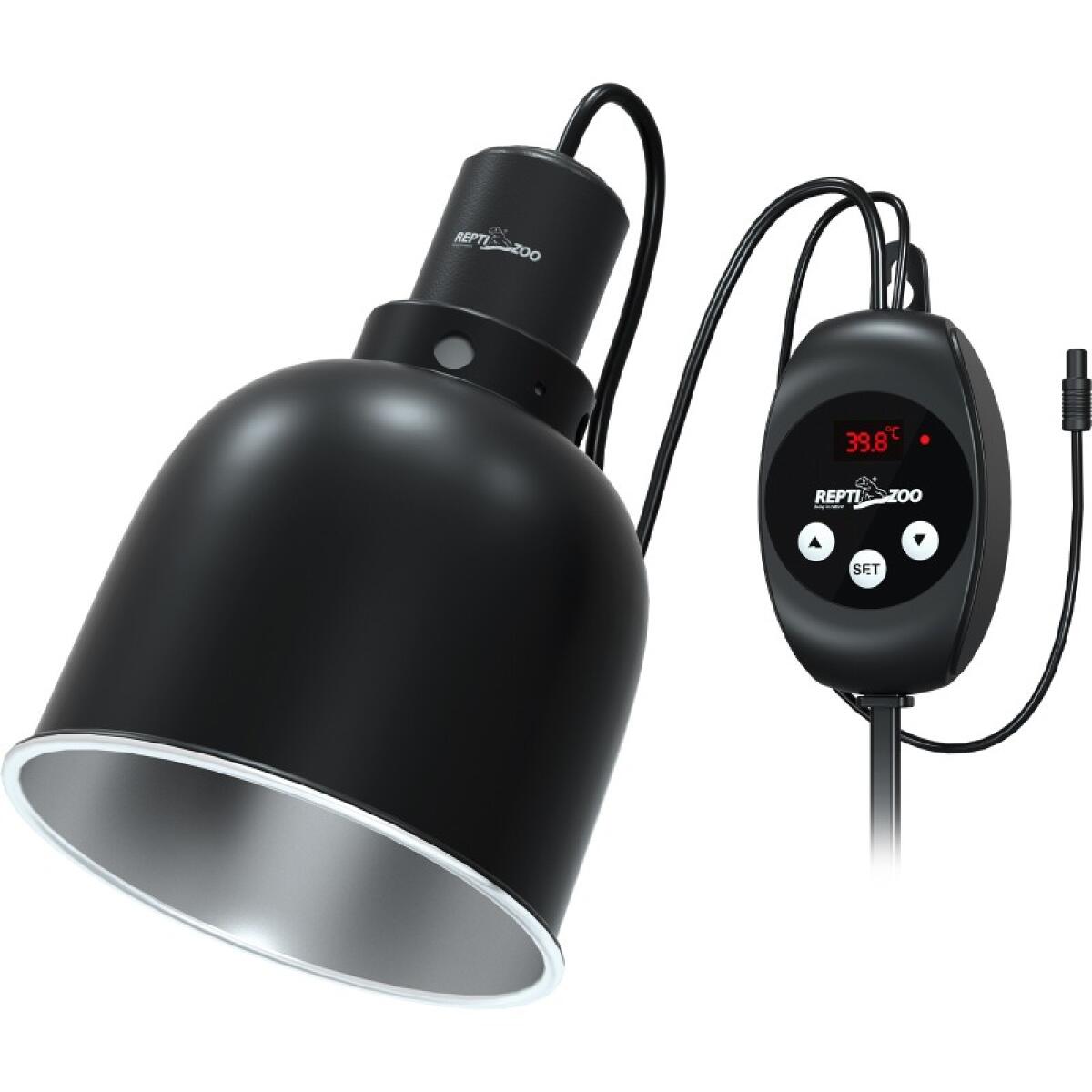 Світильник з глибоким рефлектором і термостатом Repti-Zoo RL04DTC 100W, з функцією dimming для тераріуму