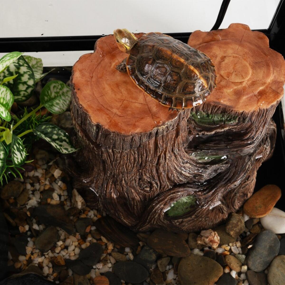 Декоративний фільтр-водоспад Repti-Zoo Turtle Filter Tree (GLB10) у формі кореня для амфібій і тераріумів до 70 літрів