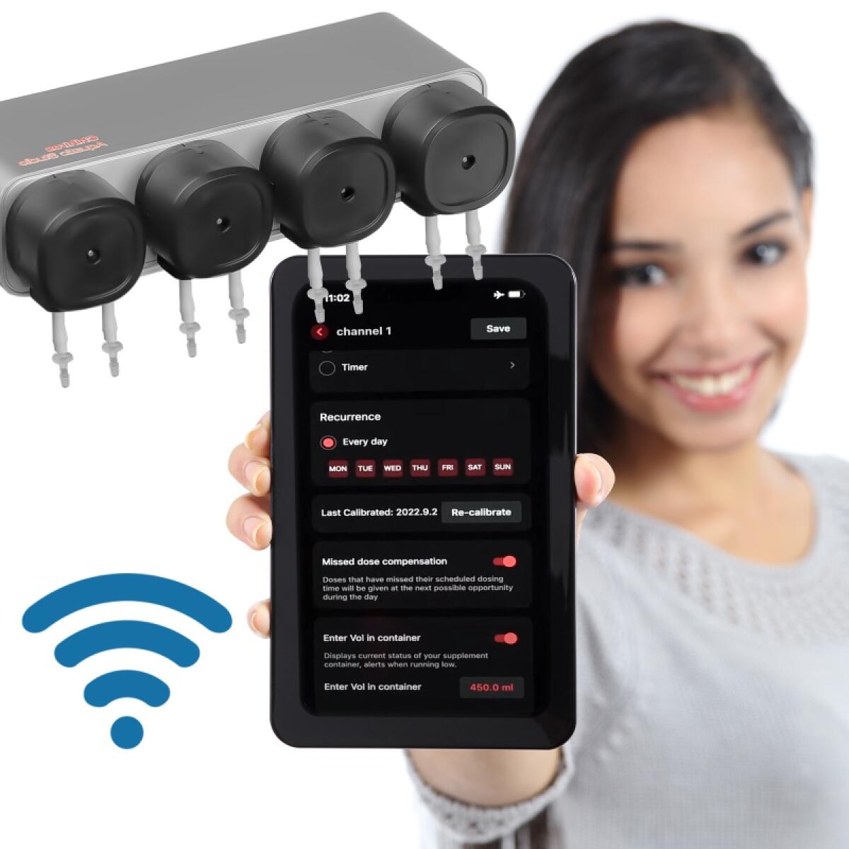 Дозатор добрив чотириканальний Chihiros Dosing Pump Bluetooth 