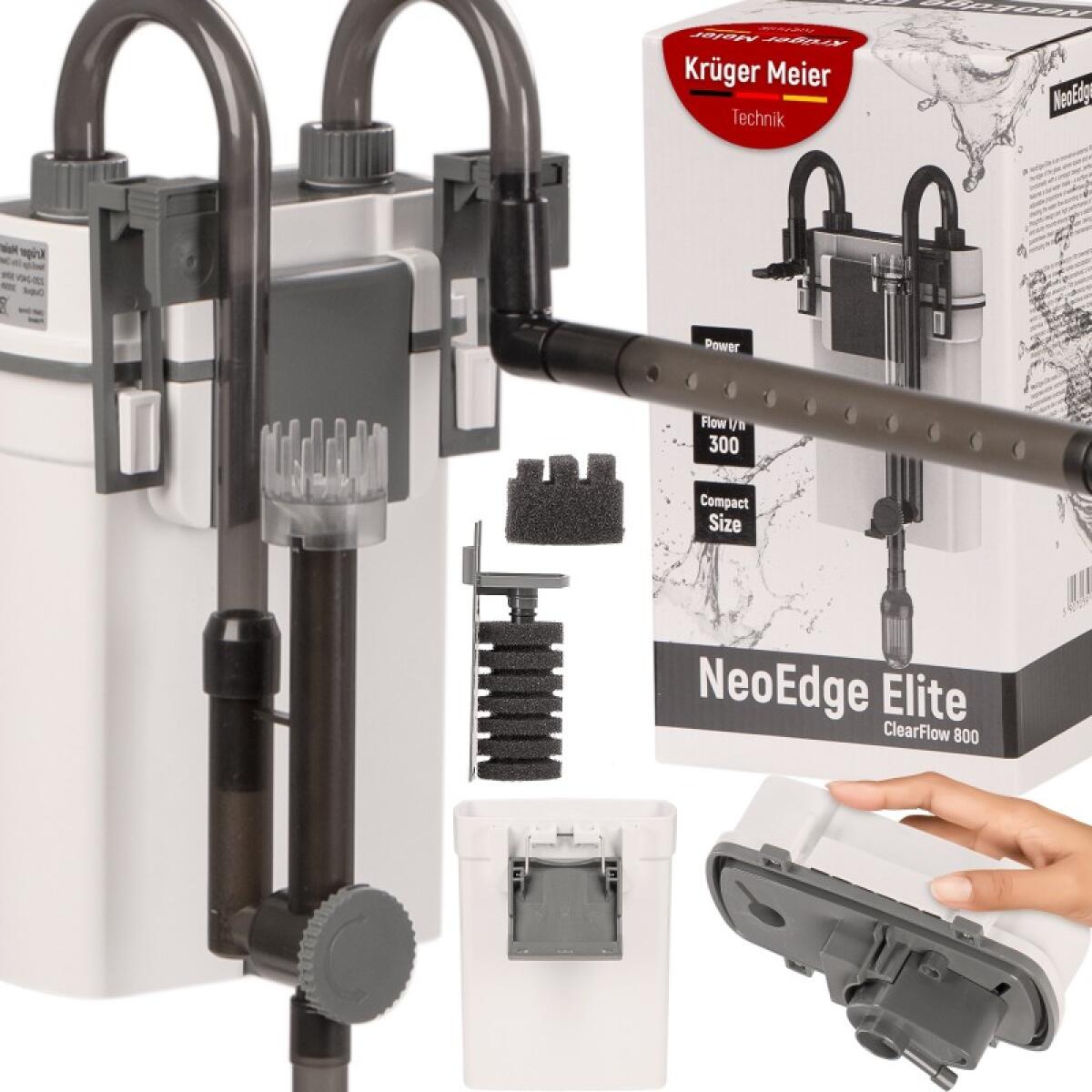 Внешний фильтр Kruger Meier NeoEdge Elite 800 со скиммером для аквариумов 40-80 л