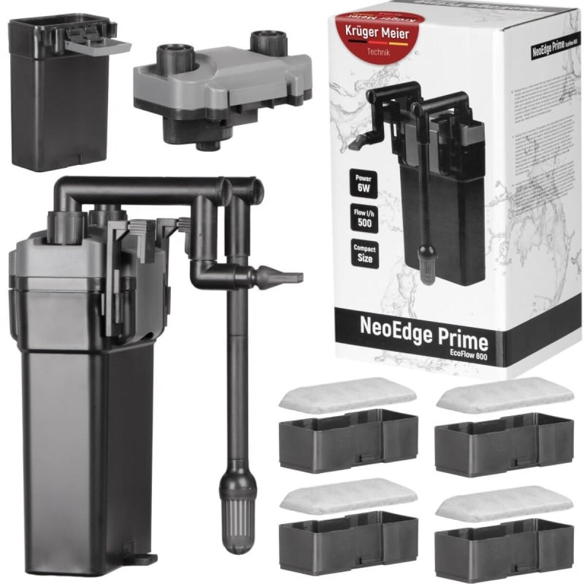 Зовнішній навісний фільтр Kruger Meier NeoEdge Prime 800 для акваріумів 30–90 л