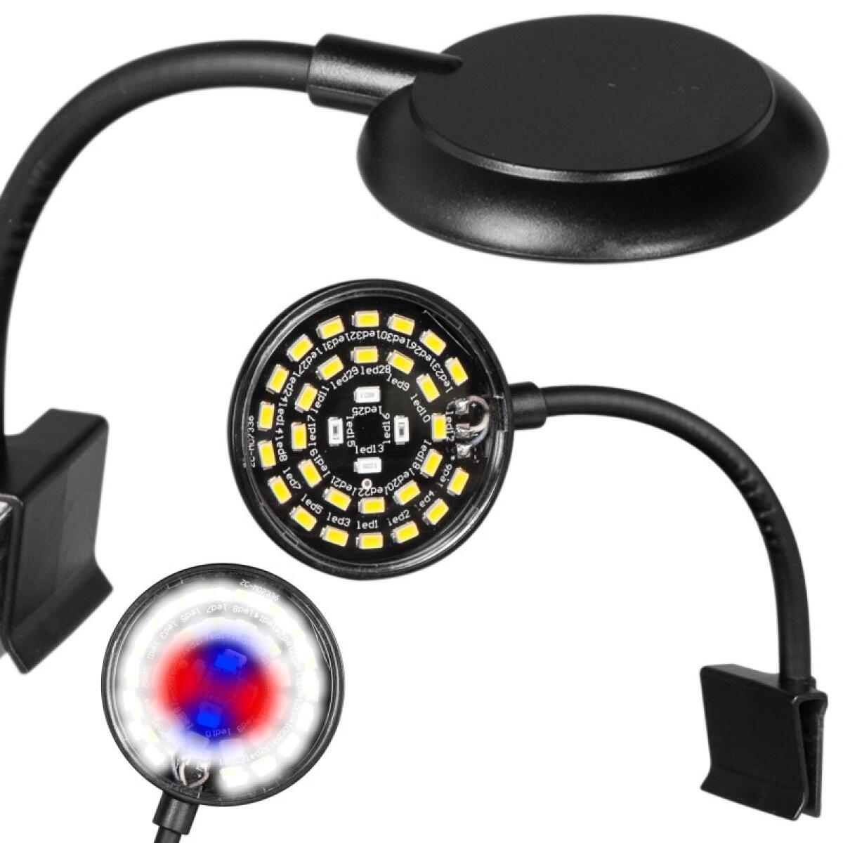 Светильник LED Kruger Meier Velluto S-Line Black 7W для аквариумов 10-40 литров и растений
