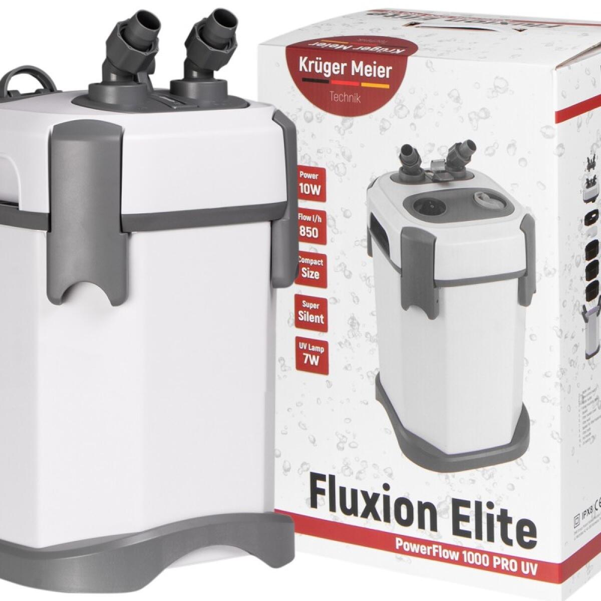 Внешний фильтр Kruger Meier Fluxion Elite 1000 UVC PRO для аквариумов 80-180 литров