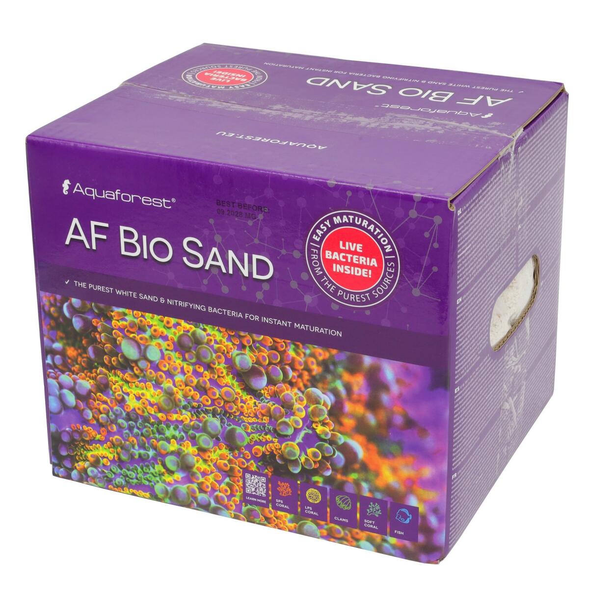 Живий пісок для морського акваріуму Aquaforest AF Bio Sand 10кг 0.5-1.5мм