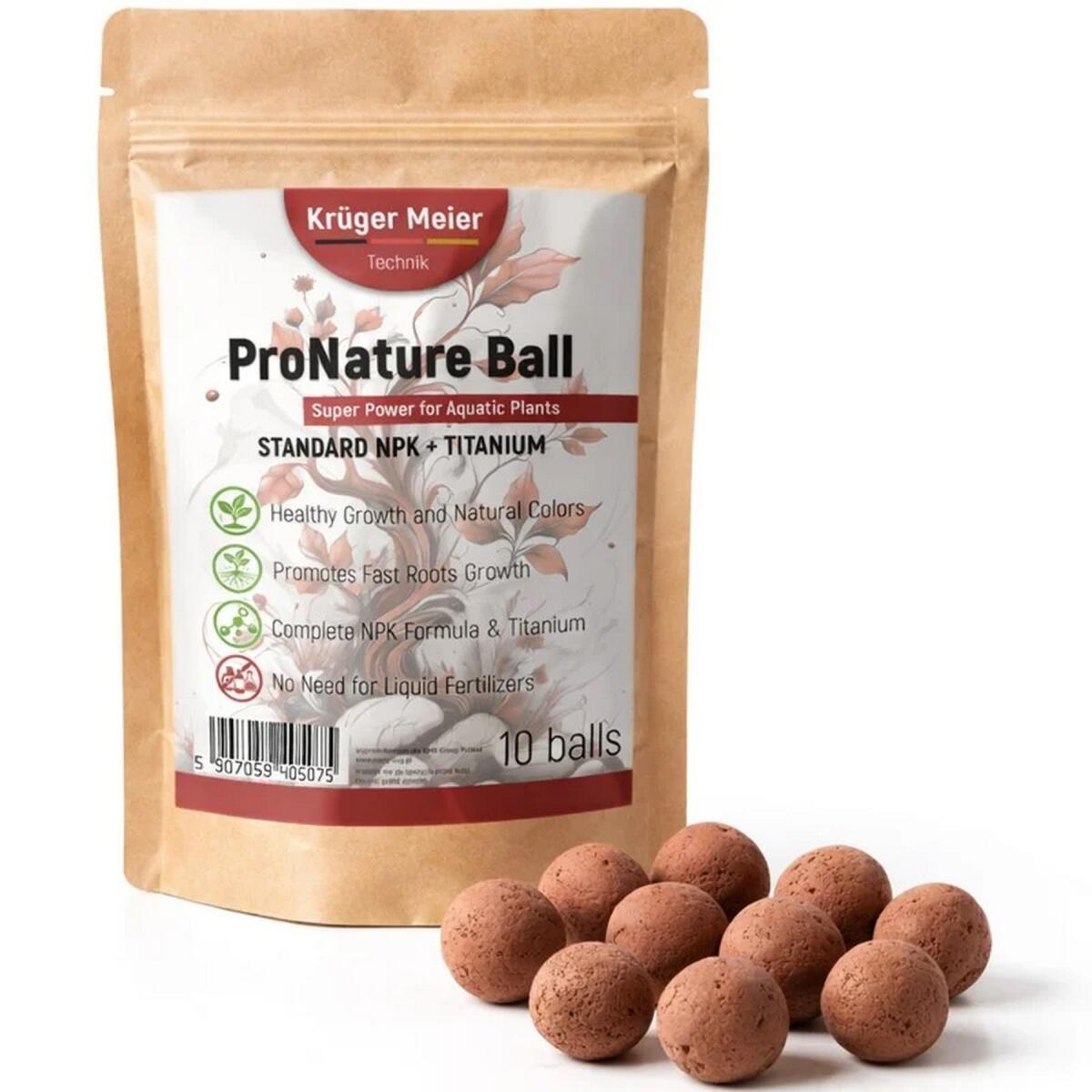 Питательные шарики Kruger Meier ProNature Ball 10 для аквариумных и террариумных растений