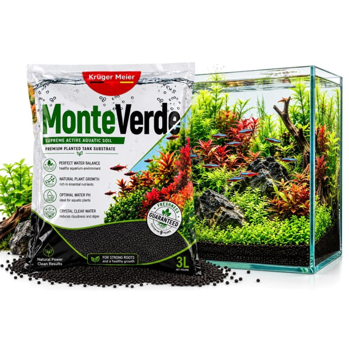 Грунт для акваріуму Kruger Meier MonteVerde 3л (2-4мм)