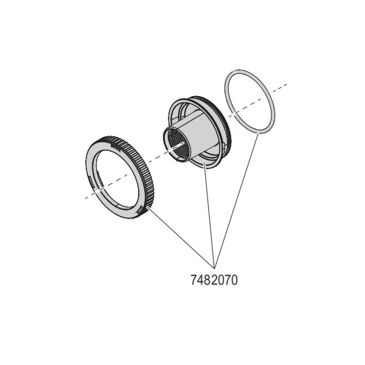 Кришка насоса для Eheim FLOW 3500 і Eheim compactON 3000 (7482070)