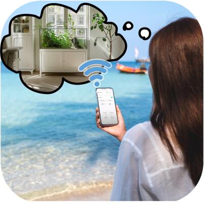 Термогігрометр електронний з Wi-Fi Repti-Zoo Smart Wi-Fi thermo-hygrometer (ZSH105)