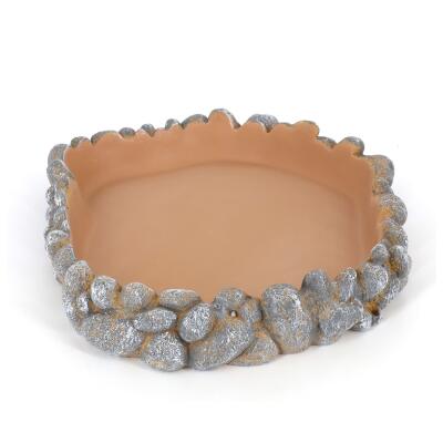 Поїлка для рептилій Hobby Drinking bowl Pebbles L 25x21x4см (36402)