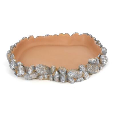 Поїлка для рептилій Hobby Drinking bowl Pebbles L 25x21x4см (36402)