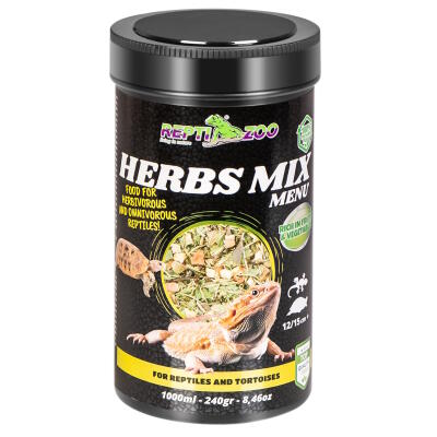 Рослинна суміш для рептилій і черепах Repti-Zoo Herbs Mix Menu 1000мл.