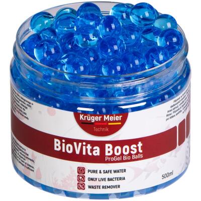 Бактерії в гельових кульках для акваріуму Kruger Meier BioVita Boost 500мл.