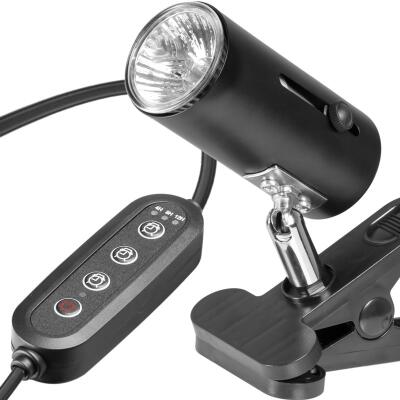 Світильник з затискної ручкою і таймером Terrario ReptiSun Time Control 200W