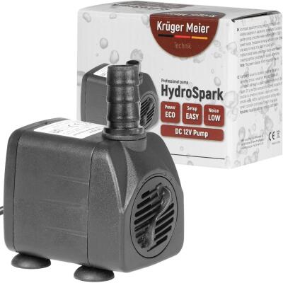 Помпа подъемная Kruger Meier HydroSpark 1750 – мини насос 12V, 1500 л/час