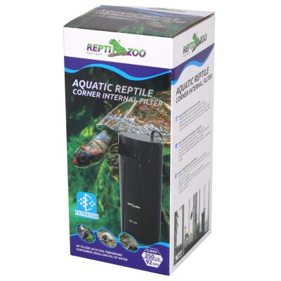 Внутрішній фільтр Repti-Zoo Aquatic Corner Filter (GLB08) для тераріумів із черепахами, рибами та амфібіями (350 л/год, до 76 літрів)