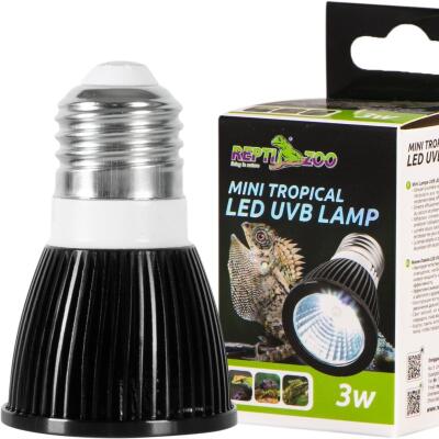 Лампа Repti-Zoo LED UVB 5.0 Tropical 3W (LEDU03T) для тропічного тераріуму