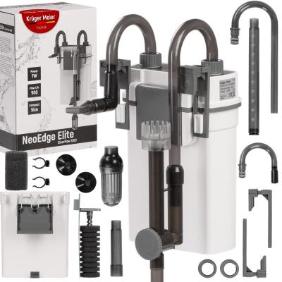 Зовнішній фільтр Kruger Meier NeoEdge Elite 1200 зі скіммером для акваріумів 60–120 л.