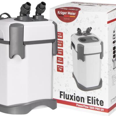 Внешний фильтр Kruger Meier Fluxion Elite 1000 UVC PRO для аквариумов 80-180 литров