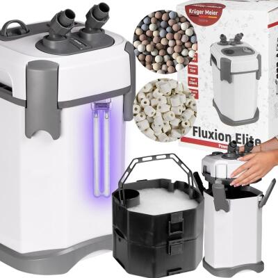 Внешний фильтр Kruger Meier Fluxion Elite 1800 UVC PRO для аквариумов 120-350 литров.
