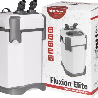 Внешний фильтр Kruger Meier Fluxion Elite 1800 UVC PRO для аквариумов 120-350 литров.