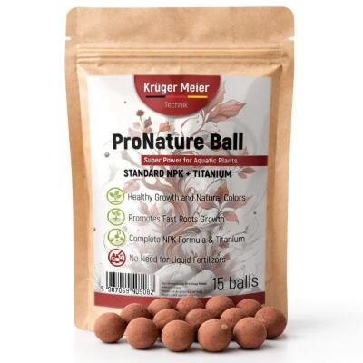 Поживні кульки Kruger Meier ProNature Ball 15 для акваріумних і тераріумних рослин
