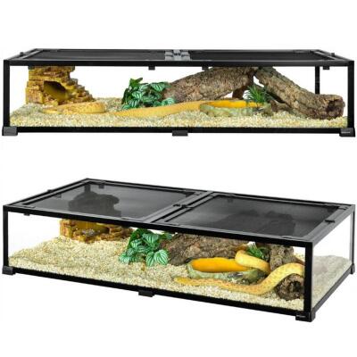 Тераріум Repti-Zoo Super Vision 360 120x45x30 см (RKE1204530) - скляний тераріум для рептилій та амфібій