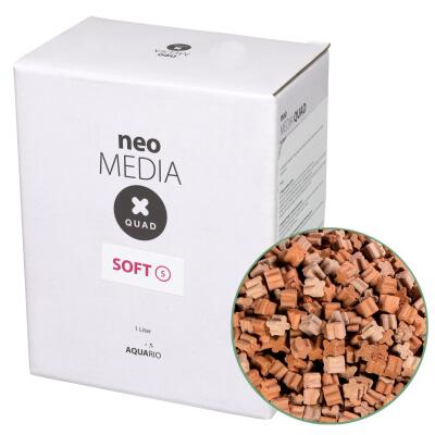Наповнювач для біофільтрації зі зниженням pH Neo Media Soft S Premium Quad 1 л