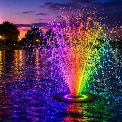 Фонтан, аэратор для пруда Kruger Meier PondSplash Elite LED 40000 с LED-подсветкой 40000 л/ч