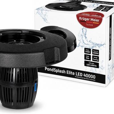 Фонтан, аэратор для пруда Kruger Meier PondSplash Elite LED 40000 с LED-подсветкой 40000 л/ч